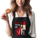 ZÁstera ČIERNA ZÁstera AKO DARČEK PRE kozmetičku MAKE UP JE MOJE UMELECKÉ VZORKY