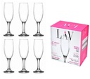 LAV MISKET 6 pohárov na šampanské prosecco 190 ml