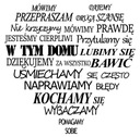 Samolepky na stenu s nápisom SRDCE v tomto domčeku, 70 cm