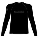 NEILPRYDE Rise L/S L pánske lycrové tričko čiernej farby