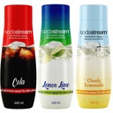 SODASTREAM COLA koncentrát + CITRÓN-LIMETKA + LIMONÁDA
