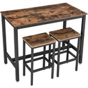 Malý kuchynský stôl, barový stôl, barové stoličky