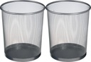 Odpadkový kôš 15l strieborný Office Depot drôt kovový strieborný x 2