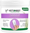 VETS BEST FINGER EAR CLEANER 50 ks.