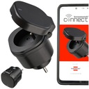 Vonkajšia WiFi zásuvka IP44 Diaľkové ovládanie Alexa Google Assistant