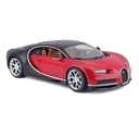 Bugatti Chiron 1:18 model Bburago 18-11040 červený.