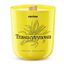 SVIEČKA SÓJOVÁ SVIEČKA CITRÓNOVÁ TRÁVA V SKLENE