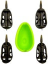Košíková method feeder sada 4ks formičky 20g 30g 40g 50g
