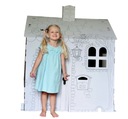 Kartónový domček pre deti na maľovanie na kartón