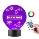 Čiernoružová stolová lampa 16 farieb LED PLEXIDO