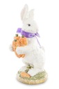 Figúrka zajačika Veľkonočná dekorácia zajačia čelenka