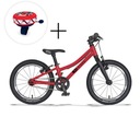 KUbikes 16s Super ľahký detský bicykel červený