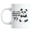 Vtipný tip na čokoládový hrnček s pandou