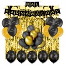 Súprava Balóniky Dekorácie Banner KARNEVALOVÝ PLES Záclonový karneval