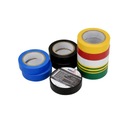 10x škótska PVC izolačná páska silná 19mm 20m mix farieb