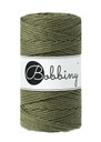 Paličkovaná šnúra Macrame 3 mm 100 m 3vrstvová avokádo