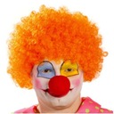 Parochňa oranžová KLAUN AFRO KLAUN outfit KARNEVAL