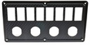 RÁMOVÝ SPÍNAČ PANELU CARLING X8 + 4 USB PLAST