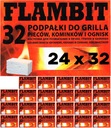 VEĽKÉ KINGER WHITE FLAMBIT krbové podpaľovanie 32x24