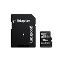 Pamäťová karta GOODRAM micro SD – 16 GB s adaptérom UHS I CLASS 10 100 MB/s
