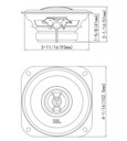 JBL STAGE2 424 2-PÁSMOVÉ REPRODUKTORY 100 MM MAX. VÝKON 150 W