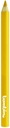 Bambino trojuholníkové žlté pastelky, 12 kusov