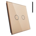 LIVOLO SKLENENÝ PANEL PRE SPÍNAČ DOUBLE Z