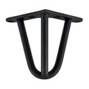 MORIA DESIGN Kovové nábytkové nožičky ku komode Nožičky vlásenky 15 cm fi 10 mm