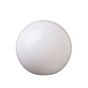 Tienidlo 4033 sklenená guľa, biela, lesklá, priem. 25/10 cm