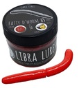 Libra Lures Fatty D'Worm 021 Red 7,5 cm Syr Chuť: Syr, Dĺžka (cm): 7,5