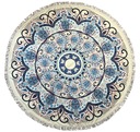 okrúhla plážová osuška BOHO DEKA so strapcami 165 cm