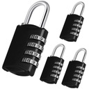 Kombinovaný visiaci zámok 4-číslicový-Gym-Locker-Locker - 4 PC