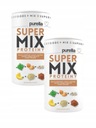 Sada 2x proteínov Purella Super Mix, prírodné prísady do riadu, 150 g