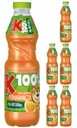 6 x Kubuś 100% jablkový mrkvový pomarančový džús 850 ml