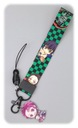 Anime Demon Slayer Kimetsu Keychain Keychain Lanyard