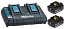 NABÍJAČKA MAKITA BATÉRIA DC18RD 5Ah x2