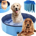 Bazén pre psa skladací na letné horúčavy veľký 160x30cm