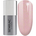 Semilac Top No Wipe Sparkling PINK T17 lak