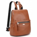 Elegantný ruksak LUIGISANTO z ekokože CAMEL