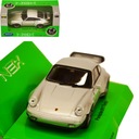 MODEL AUTA 1:34 WELLY PORSCHE 911 TURBO STRIEBORNÁ