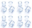 16x nábytkové čiapky na nohy stoličky 19mm