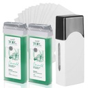 ItalWax Ohrievač vosku 2x EMERALD depilačný vosk valček 100ml
