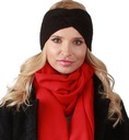 Čierna klasická čelenka do uší Winter O2