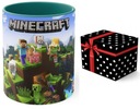 Minecraft hrnček s názvom 330 ml darčeková krabička ZELENÁ vo vnútri