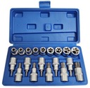 SADA ZÁSUVKOV ZÁSUVKY KĽÚČE E-TORX 19 PRVKOV