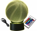 3D LED LAMPA na basketbal 16 RGB farieb