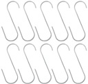 Háčiky na údenie mäsa, sada 10, drôt 4,0 mm
