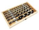 VRTÁKY DO DREVA 230 mm SÚPRAVA VRTAčiek 6 KS 6-25 mm KRABIČKA S10471