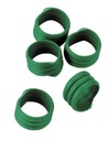Špirálová páska pre hydinu, 16 mm, zelená, 20 ks
