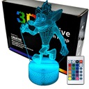 LED nočná lampa Crash Bandicoot 3D LAMP
